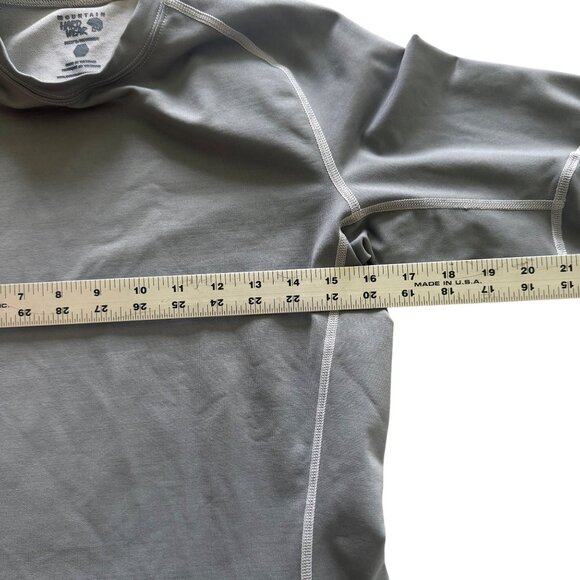Mountain Hardwear Mens Long Sleeve Gray Base Layer Shirt Size Small - Picture 8 of 8